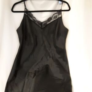White House Black Market black dress slip full